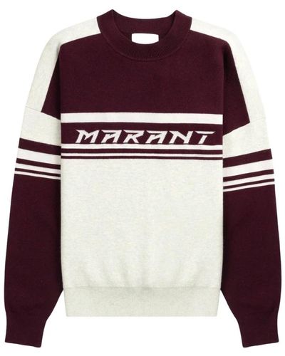 Isabel Marant Round-Neck Knitwear - Red