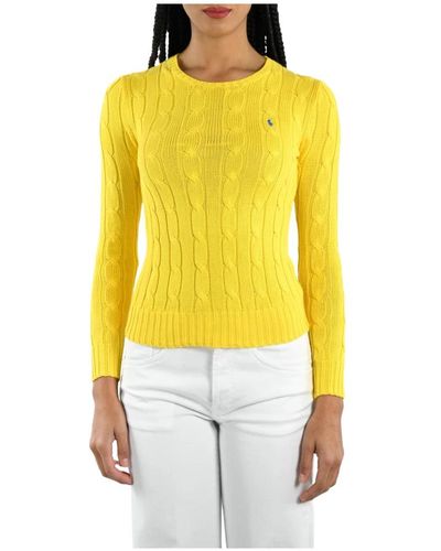 Ralph Lauren Round-neck Knitwear - Gelb
