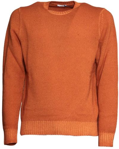 Malo Knitwear > round-neck knitwear - Orange