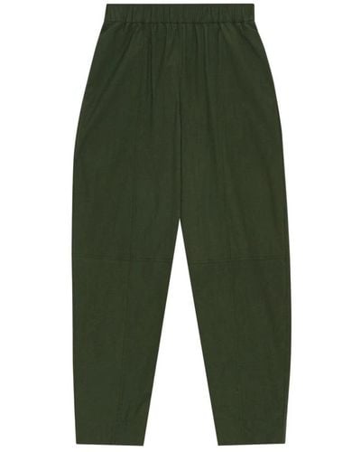 Ganni Wide Pants - Green