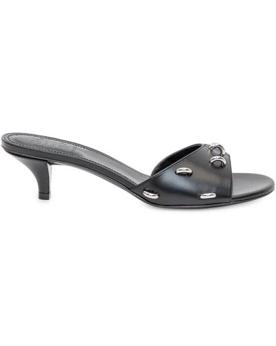 Givenchy Zapatos slip-on negros con tacón show - Gris