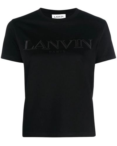 Lanvin Tops > t-shirts - Noir