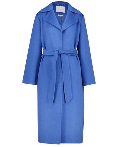 Rich & Royal Coats > belted coats - Bleu