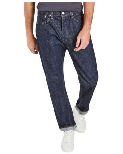 Orslow Jeans > straight jeans - Bleu