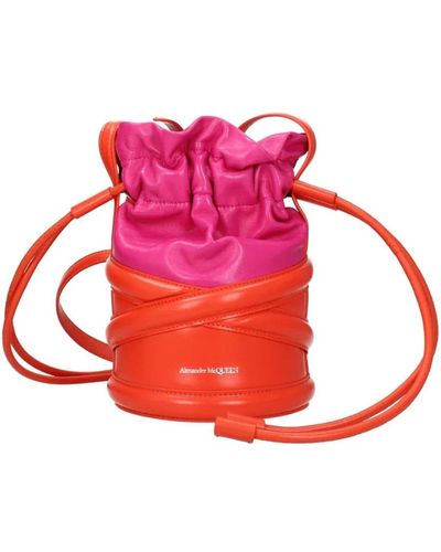 Alexander McQueen Bucket Bags - Pink