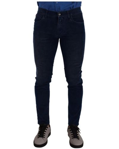 Dolce & Gabbana Slim-Fit Jeans - Blue