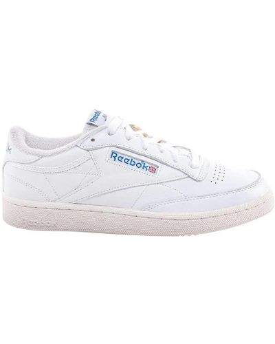 Reebok Sneakers in pelle con lacci per uomo - Bianco
