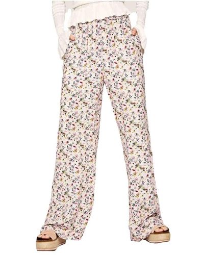 Pepe Jeans Wide Trousers - Natural