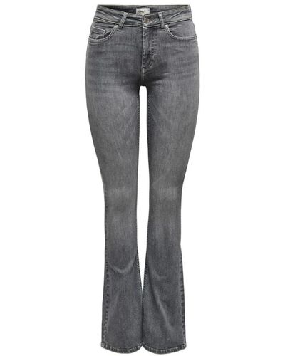 ONLY Boot-Cut Jeans - Grey