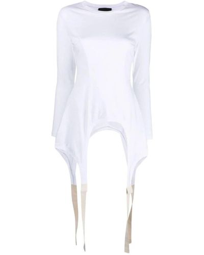 Simone Rocha Tops > long sleeve tops - Blanc