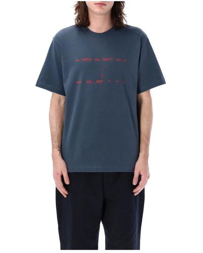 Helmut Lang T-Shirts - Blue