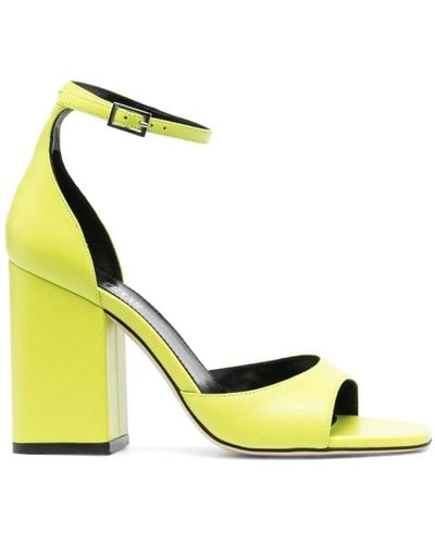 Paris Texas High Heel Sandals - Yellow