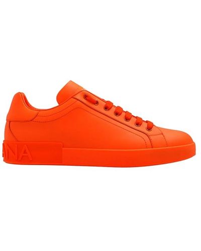 Dolce & Gabbana Portofino sneakers - Arancione