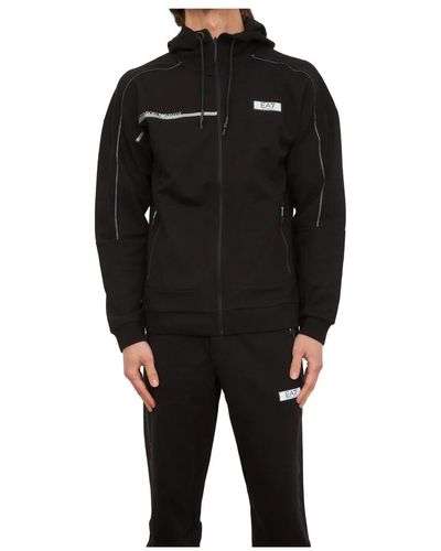 EA7 Sweatshirts & hoodies > zip-throughs - Noir