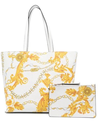 Versace Weiße taschen - stilvolles modell - Gelb