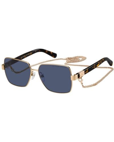 Marc Jacobs Atemberaubende kupfer- und blau-sonnenbrille