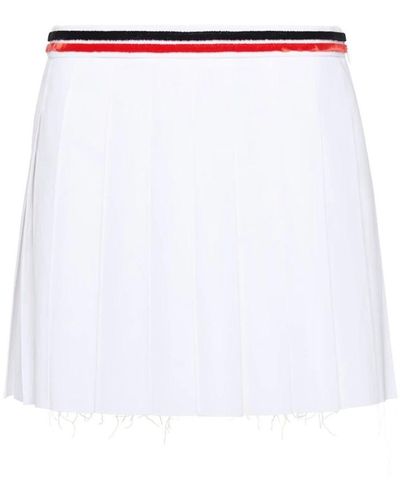 Miu Miu Short Skirts - White
