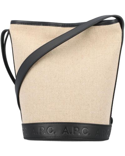 A.P.C. Bucket Bags - Black