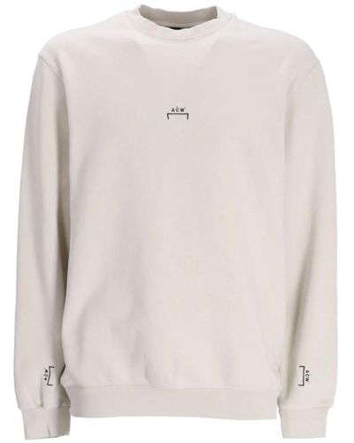 A_COLD_WALL* Streetwear essential sweatshirt - Bianco