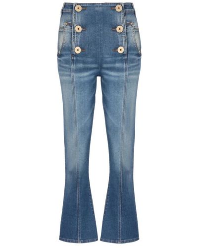 Balmain Vintage bootcut denim jeans - Blu