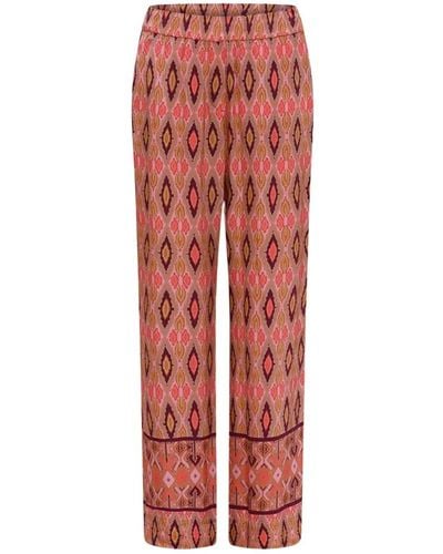 GUSTAV Trousers > wide trousers - Rouge