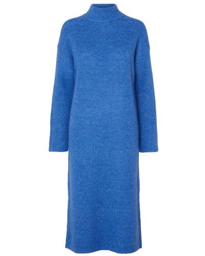 SELECTED Knitted Dresses - Blue