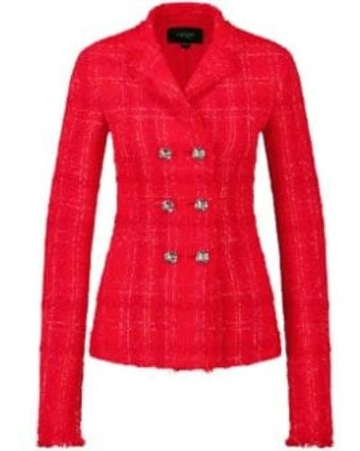Giambattista Valli Elegant tweed blazer - Rot
