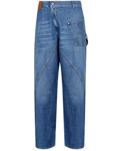 JW Anderson Blaue arbeitskleidung denim jeans