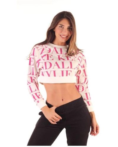 Kendall + Kylie Kurzer sweatshirt für frauen kendall + kylie - Pink