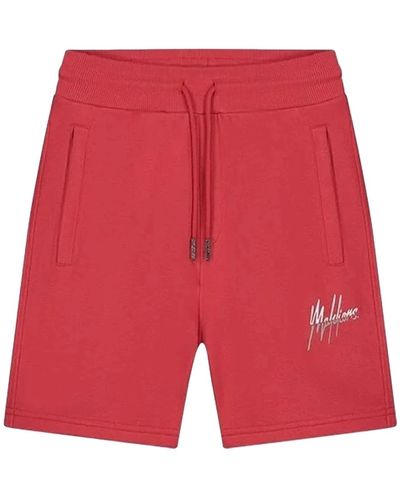 MALELIONS Shorts > casual shorts - Rouge