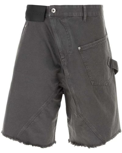 JW Anderson Bermuda shorts in denim grigio scuro