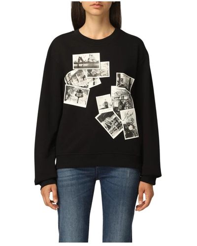 Love Moschino Sweatshirts - Black