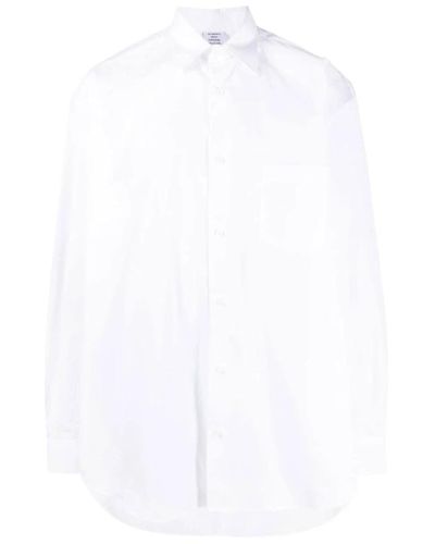 Vetements Weißes hemd