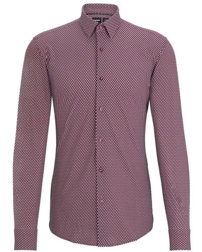 BOSS Casual Shirts - Purple