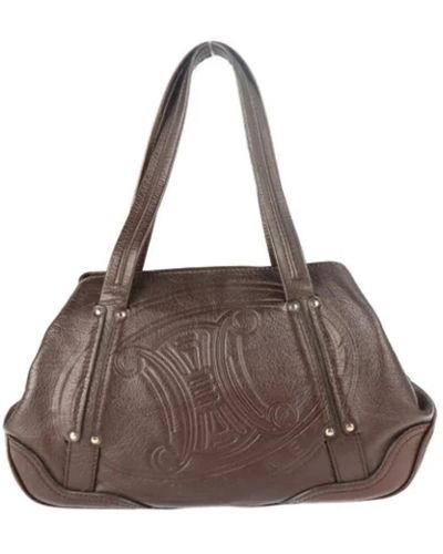 Céline Vintage Pre-owned > pre-owned bags > pre-owned shoulder bags - Marron