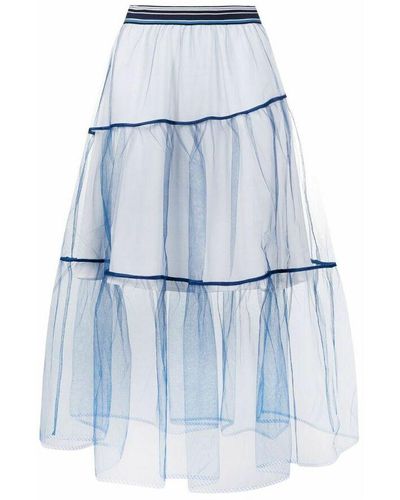 Twin Set Long skirt - Blu