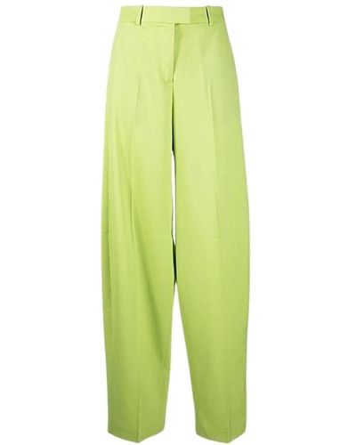 The Attico Pantalones de pierna ancha a medida - Verde