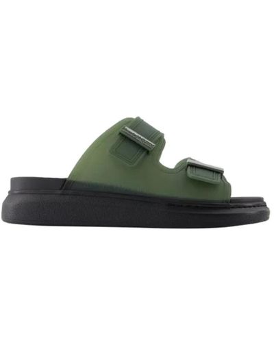 Alexander McQueen Leder sandals - Grün