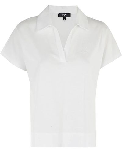 Fay Camiseta polo de tenis - Blanco