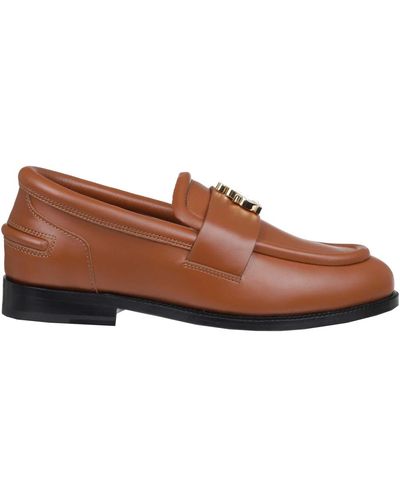 Lanvin Shoes > flats > loafers - Marron
