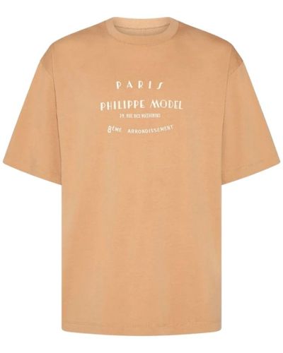 Philippe Model T-Shirts - Natural