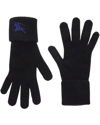 Burberry Kaschmir schwarze handschuhe - Blau