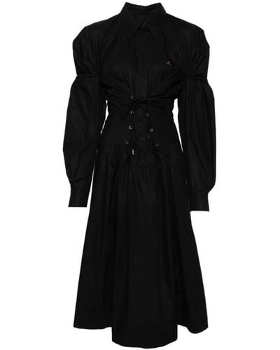 Vivienne Westwood Shirt Dresses - Black