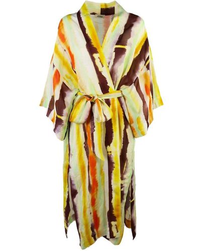 Ottod'Ame Dressing Gowns - Metallic