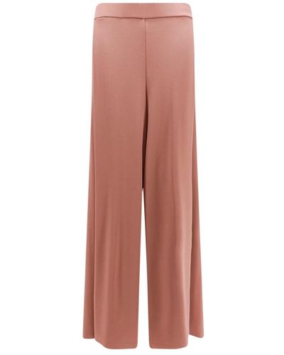 Erika Cavallini Semi Couture Pantaloni in acetato - Rosa