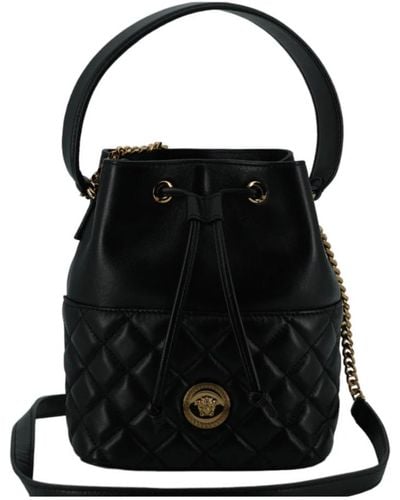 Versace Bucket Bags - Black