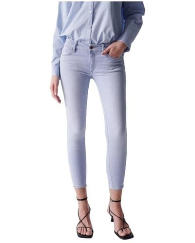Salsa Jeans Wonder skinny cropped jeans - Azul
