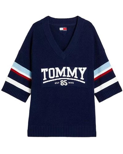 Tommy Hilfiger V-neck knitwear - Blau