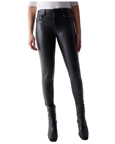 Salsa Jeans Cropped trousers - Schwarz