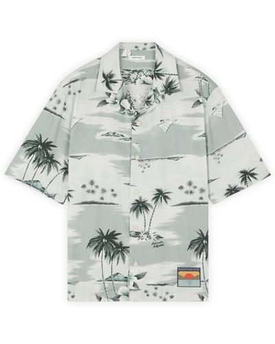 Maison Kitsuné Shirts > short sleeve shirts - Gris